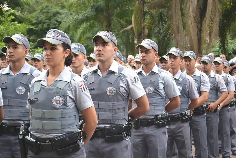 Formatura de policiais militares de São Paulo • Divulgação/SSP-SP